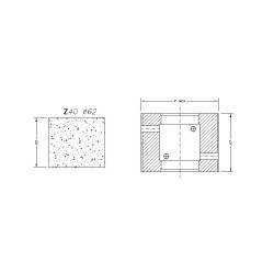 Outils de forme Z40 Ligne 60 Marmoelettromeccanica